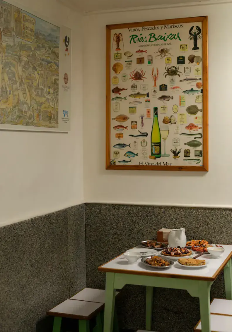 Interior de la taberna